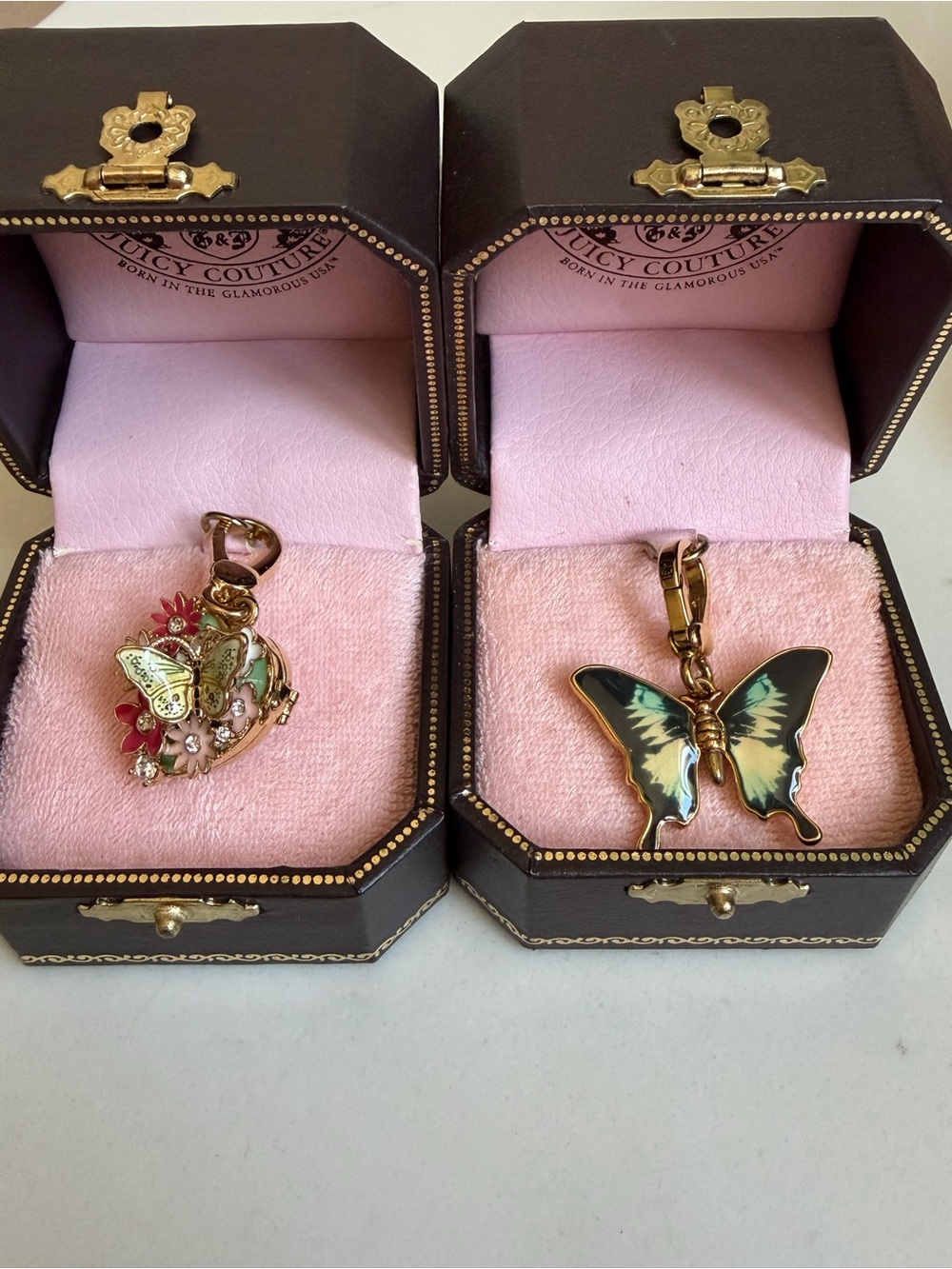 Juicy Couture Gold Juicy Couture Charms Butterfly Heart